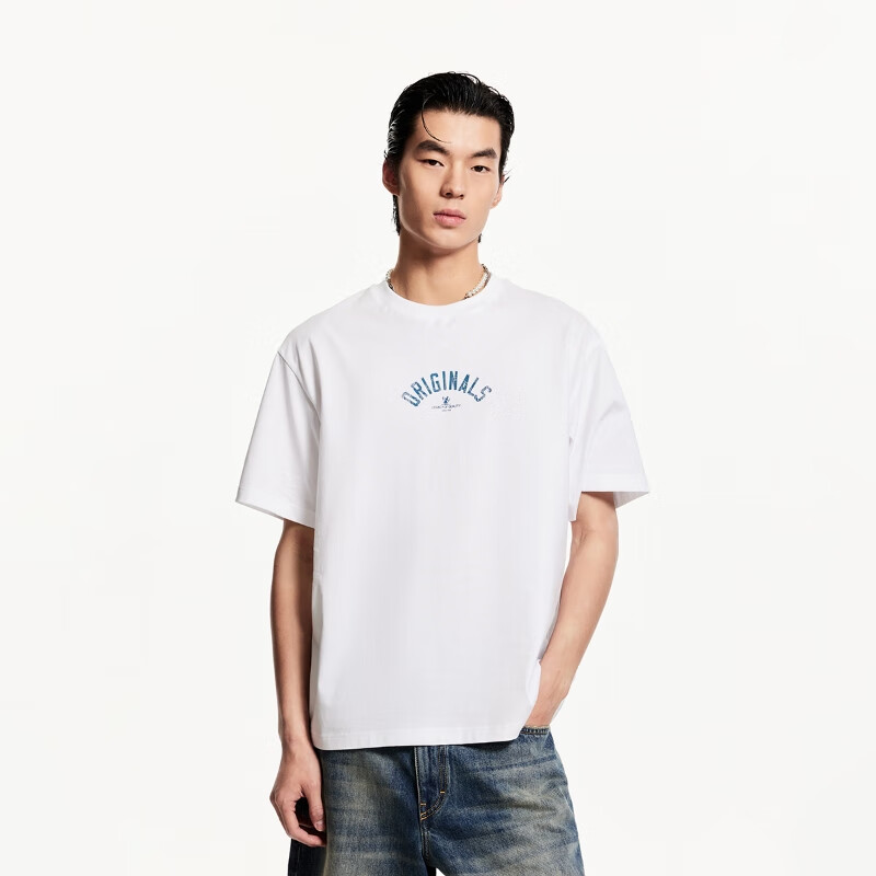 PLUS會員：JACK&JONES 杰克·瓊斯 男裝 25年短袖T恤男士 100﹪純棉圓領 52.8元包郵