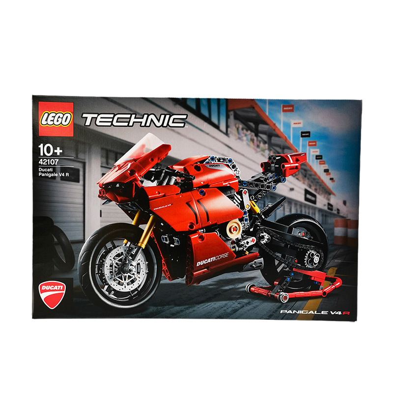 LEGO 乐高 42107杜卡迪摩托车机械组积木摩托车模型拼装男孩玩具系列 474.41元