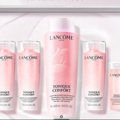 8日开始：LANCOME 兰蔻 清滢柔肤水 400ml（赠 125ml*3+50ml） 455.1元包邮（需用券