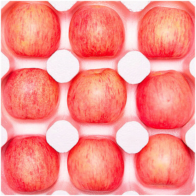 鲜合汇 优烟台红富士苹果水果生鲜礼盒 3斤整箱/75-80mm/净重2.5-2.0斤+ 7.8元