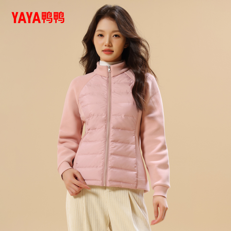 YAYA 男女同款2024冬季新品修身时尚休闲百搭显瘦保暖外套J 199元（需用券）