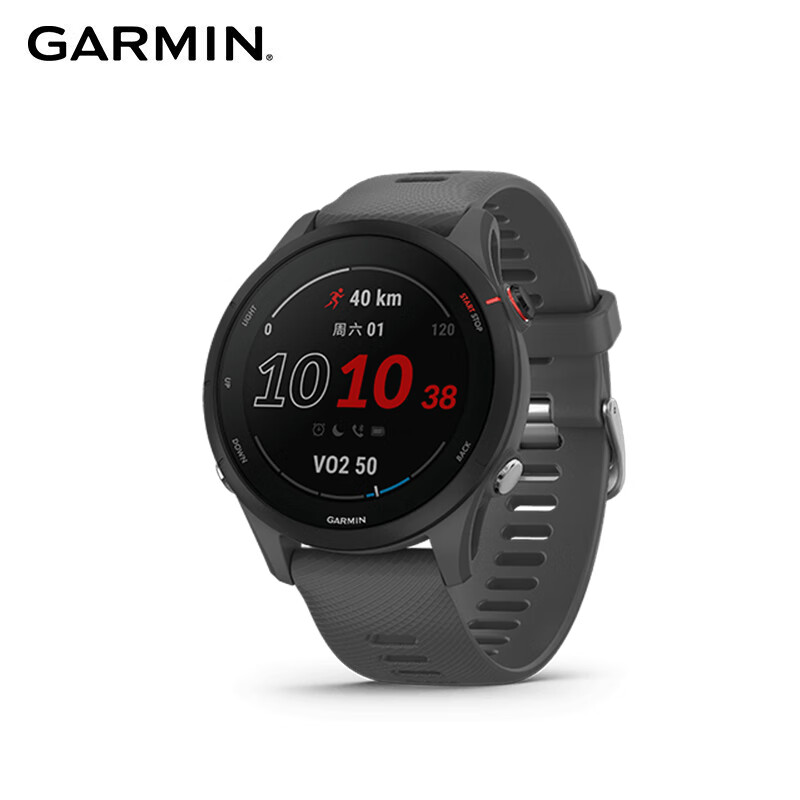 GARMIN 佳明 Forerunner 255 运动智能心率表 神秘灰 45.6mm 1485元（需用券）