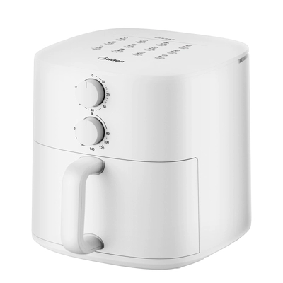 88VIP：美的 华凌 可视免翻面空气炸锅 大容量 家用新款 白色 MF-KZE5004 99.93元+