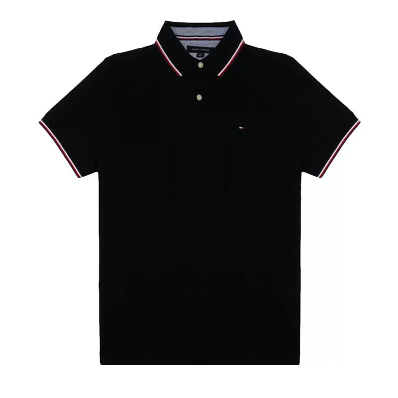 TOMMY HILFIGER 网球穿搭 男士左胸小logo短袖polo衫商务 ￥198.55