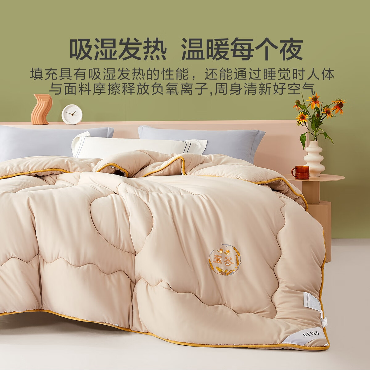 百丽丝 超值热销！春秋亲肤秋冬保暖加厚被芯透气冬被 59元