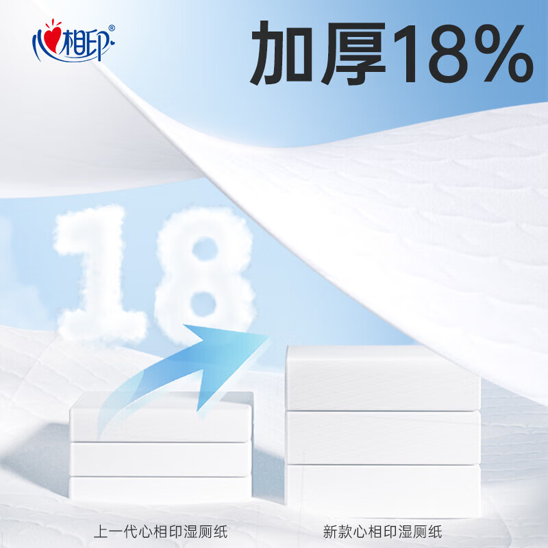 心相印 云熊湿厕纸 80抽*1包 尝鲜装 3.95元