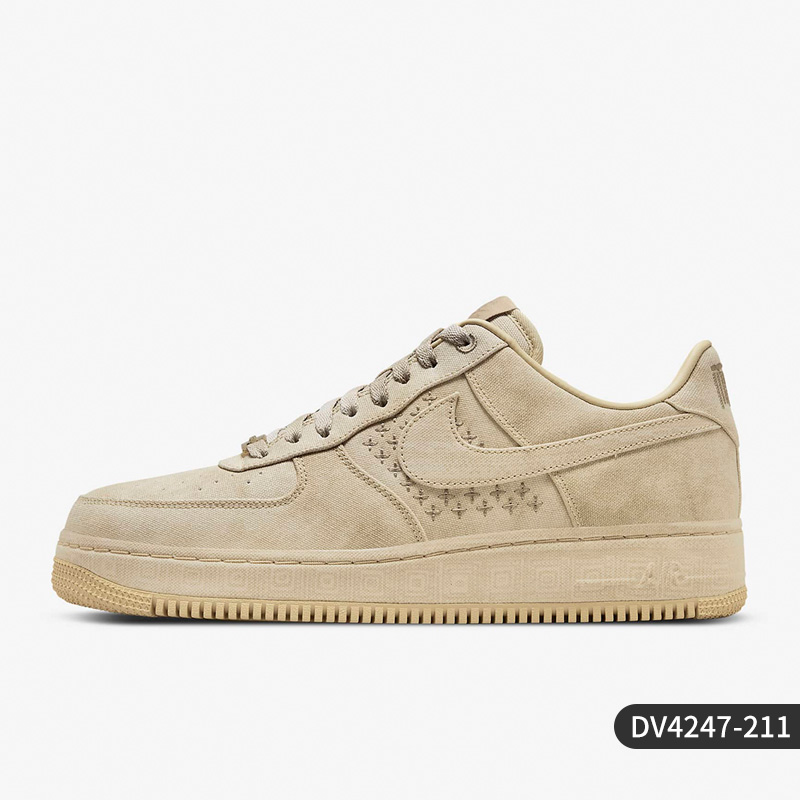 NIKE 耐克 正品Air Force 1 空军一号刺绣龙井茶汤男子板鞋 DV4247-211 2489元（需用