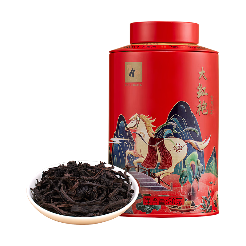 plus：八马茶业 罐装 大红袍-80g*3 多款可选 71.65元（合23.88元/件）