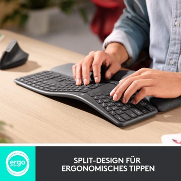Logitech 罗技【人气¥488.58】ERGO K860人体工学键盘 亚马逊海外购 海淘德国直邮