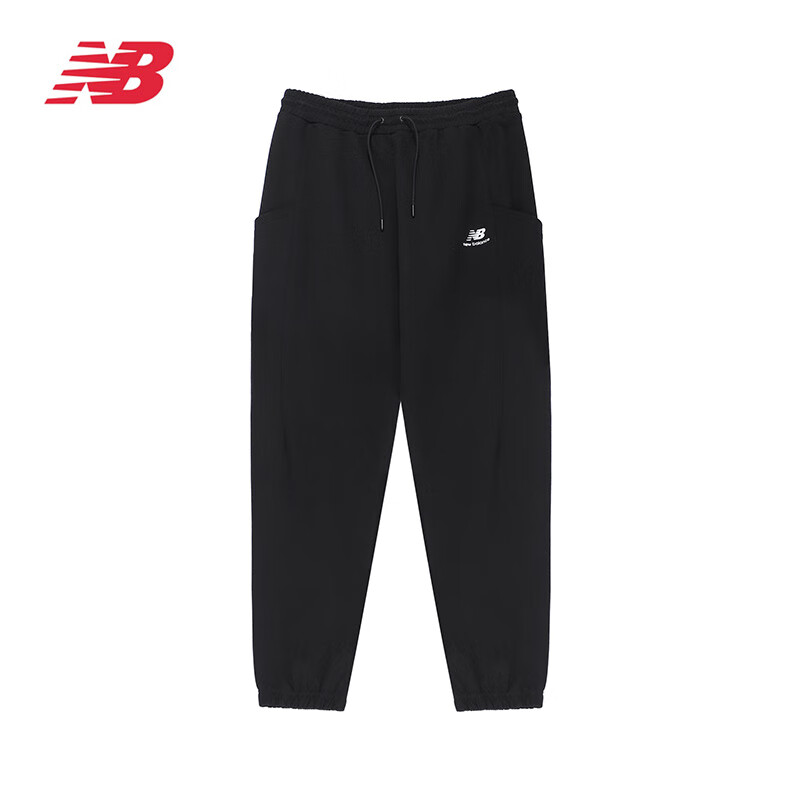 new balance NB运动裤舒适透气运动长裤男女休闲裤束脚舒适工 - 6LC38422-BK S 59元