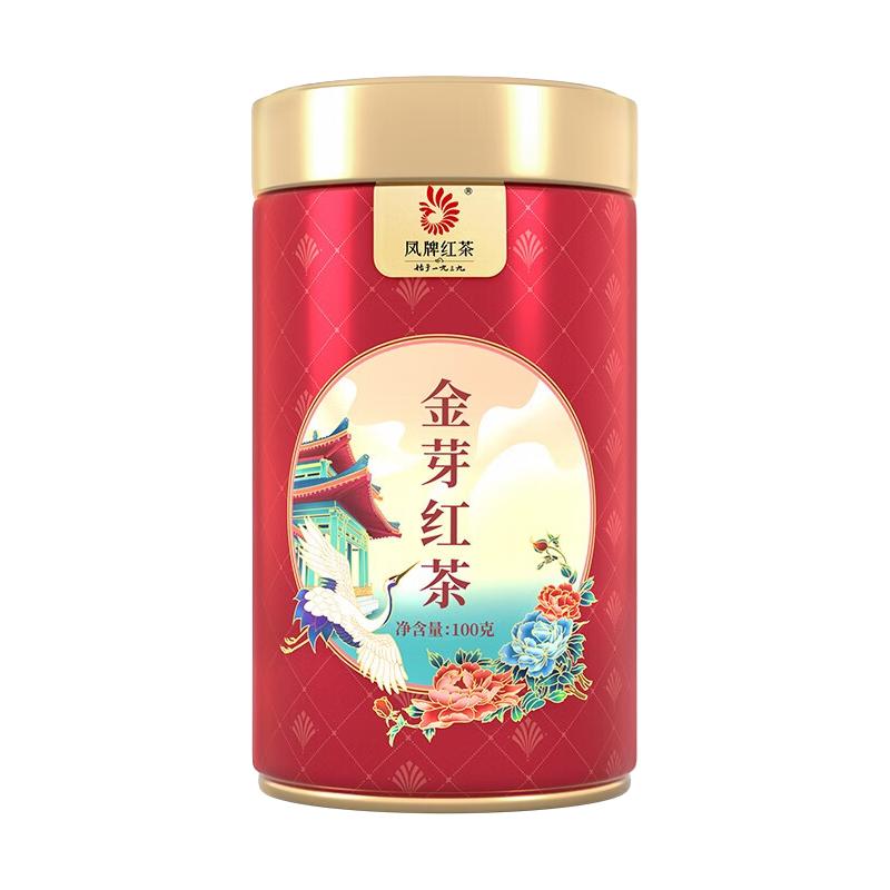 凤牌 云南凤庆 滇红茶 特级 2026年 浓香型 金芽红茶 100g 98元（需用券）