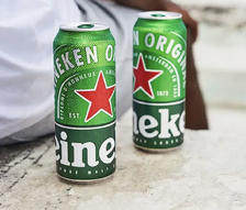 PLUS会员：Heineken 喜力 啤酒（Heineken）经典黄啤听装 500mL 6罐 32.29元包邮