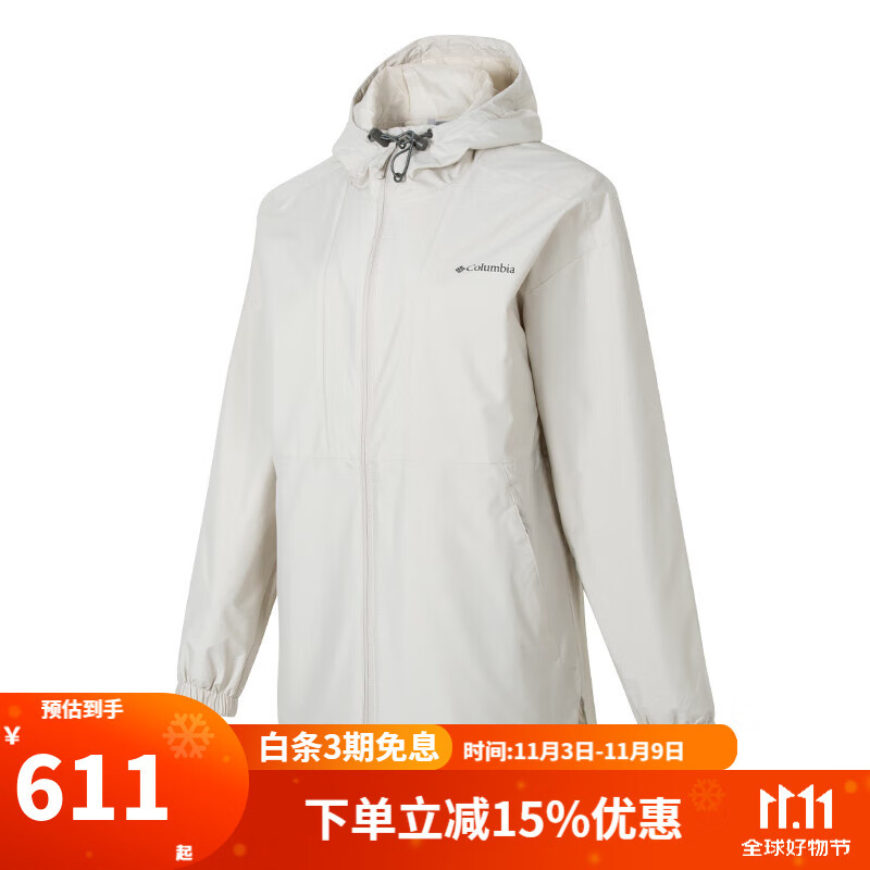 Columbia 哥伦比亚 户外春夏新品女子休闲运动外套拒水耐磨冲锋衣 611元