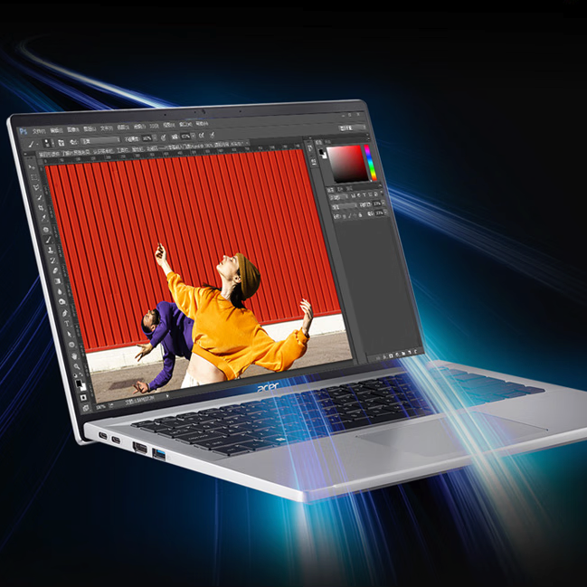 acer 宏碁 非凡Go 十三代酷睿版 14.0英寸 轻薄本 银色（酷睿i5-13500H、16GB、512GB