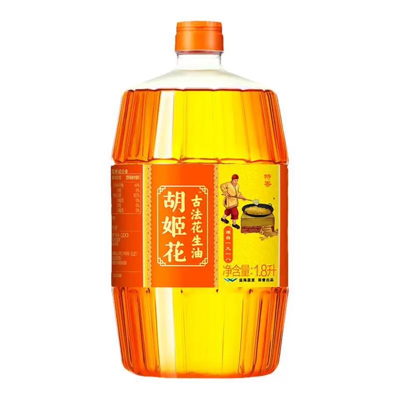 胡姬花 古法花生油1.8升 ￥110.9