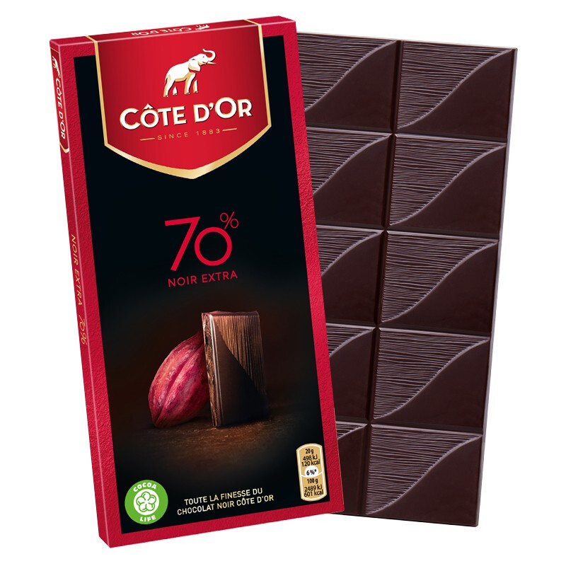 克特多金象 70%可可黑巧克力 100g 12.65元