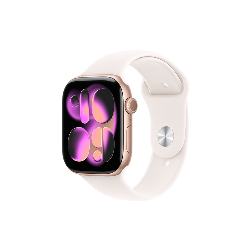 PLUS会员：Apple Watch Series 11 46mm 智能手表 玫瑰金色 蜂窝版 2787.16元(需领券)