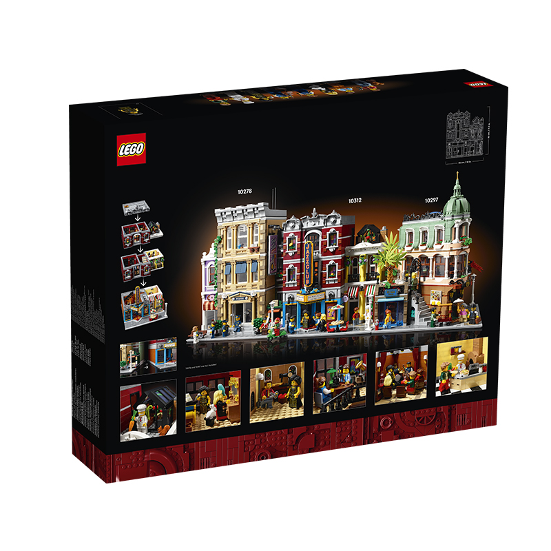 LEGO 乐高 10312爵士俱乐部披萨店街景创意男女生积木玩具儿童 1224.55元
