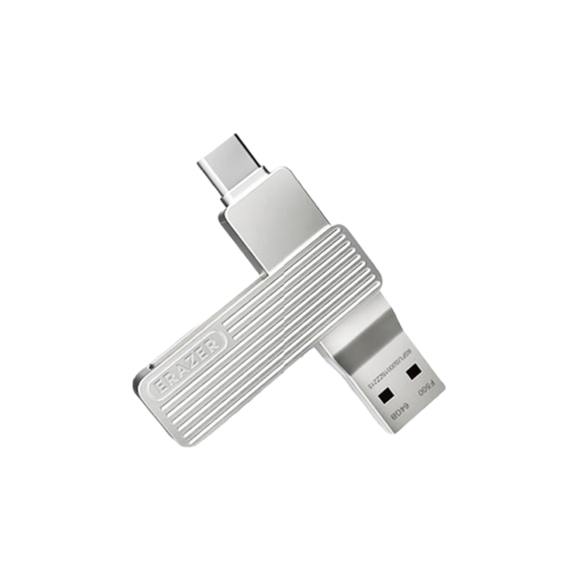 Lenovo 联想 异能者 F500 USB3.2 U盘 银色 32GB USB-A/Type-C 33.9元