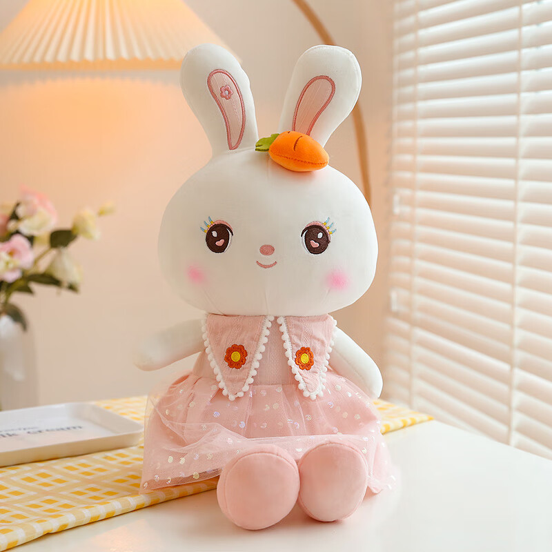 Ghiaccio 吉娅乔 可爱花裙兔 毛绒玩具 公主兔布娃娃生日礼物 40CM 29元（需用