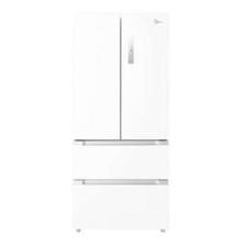 PLUS会员：Midea 美的 508升法式四开门冰箱 19分钟急速净味 双系统BCD-508WTPZM(E) 