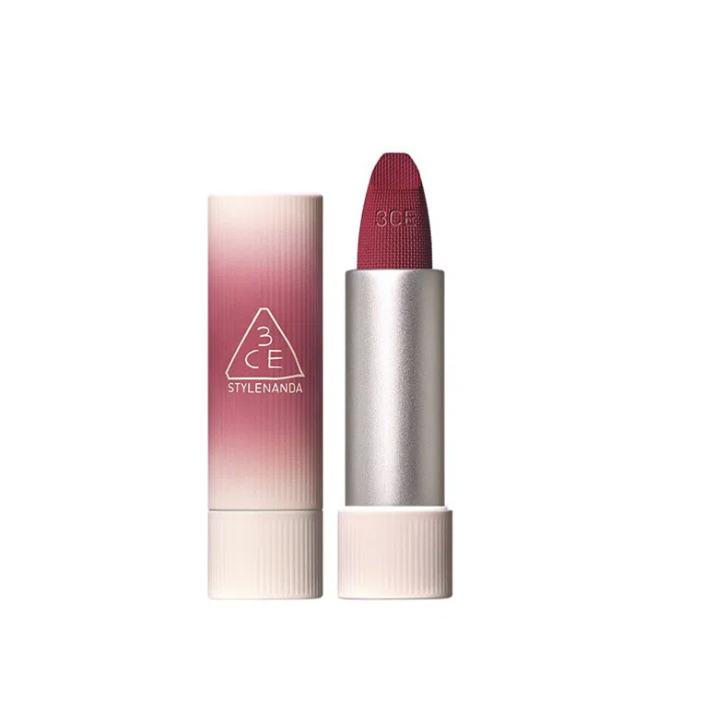 3CE 绒感亲肤唇膏 #04 TEXT ME酒渍红 3.5g 43.94元（需买2件，需用券）