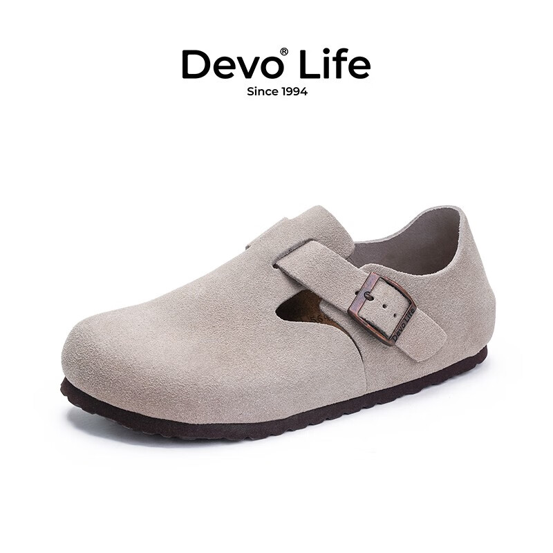 的沃 Devo Life的沃 软木鞋女 222.15元（需用券）