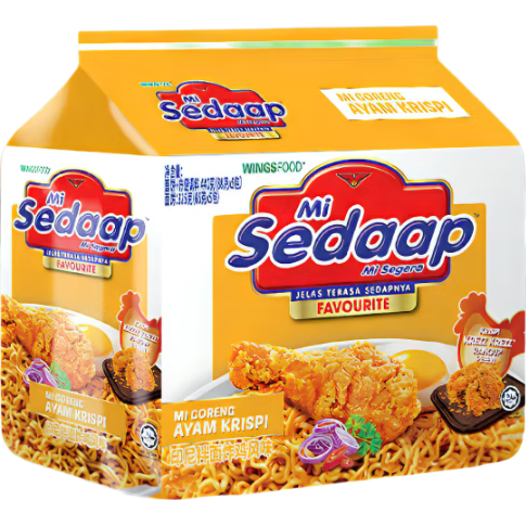 辉英喜达 印尼拌面炸鸡风味 440g 临期清仓 4.4元(需领券)