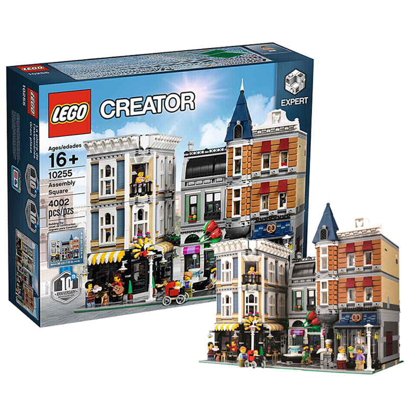 PLUS会员：LEGO 乐高 Creator创意百变高手系列 10255 城市中心集会广场 1601元（