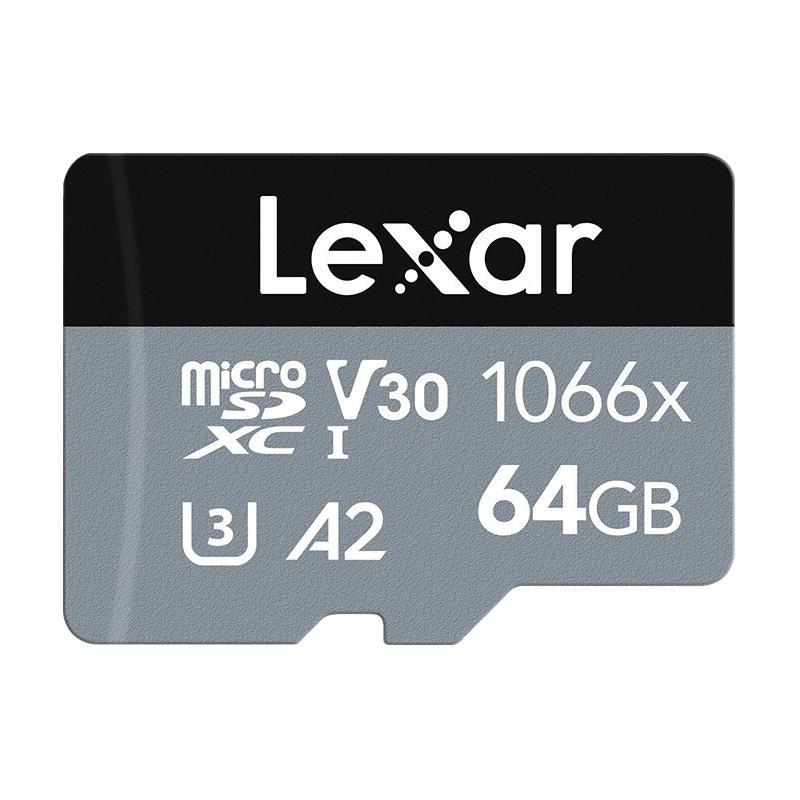 Lexar 雷克沙 MicroSD存储卡 64GB（UHS-I、V30、A2) 72.9元