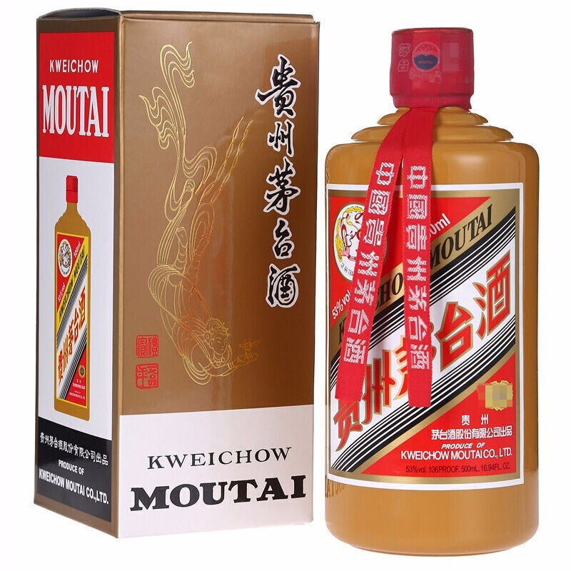 移动端、京东百亿补贴：茅台 MOUTAI 飞天茅台 礼宾 53%vol 酱香型白酒 500ml 单