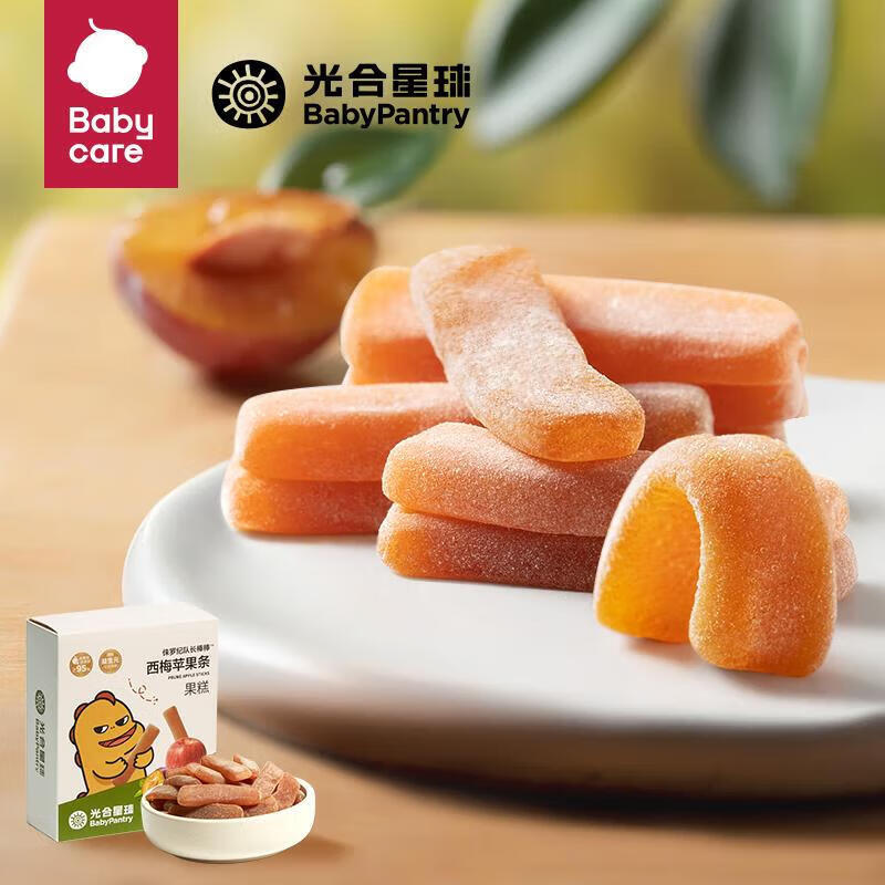 BabyPantry 光合星球 babycare儿童零食猕猴桃沙棘条3岁+水果果糕蜜饯果干45g 7.57