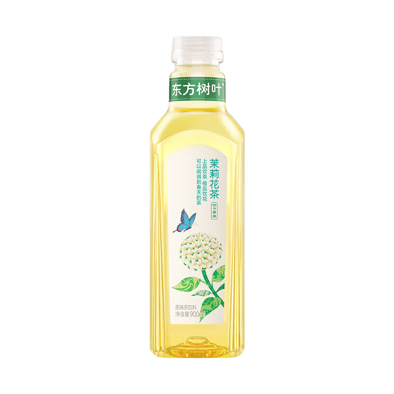 农夫山泉 东方树叶 茉莉花茶 0糖0脂0卡 900ml×2 仅4.43元/瓶！2大瓶8.86元