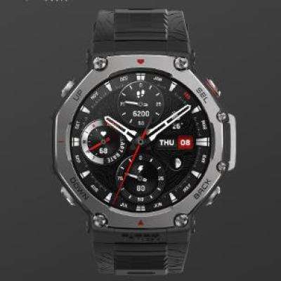 PLUS会员：AMAZFIT 华米T-Rex 3 玄武黑 48mm 户外智能手表 1487.09元包邮（需用券）