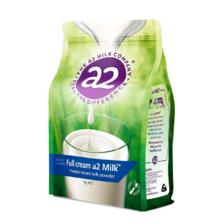 PLUS会员：a2 艾尔 新西兰进口成人青少年高钙高蛋白全脂奶粉1kg 64.08元包邮