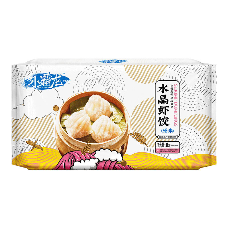 国联 水晶虾饺 原味 40只 1kg 56.9元