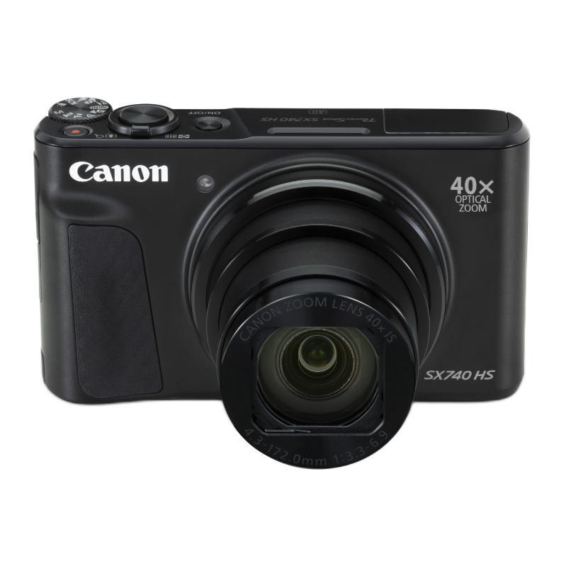 Canon 佳能 sx740hs相机 高清旅游家用美颜数码卡片相机 PowerShot SX740 HS 黑色 4099