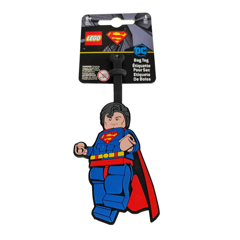 LEGO 乐高 拼砌包吊牌 创意周边玩具积木玩具 生日礼物 超级英雄-超人吊牌 19