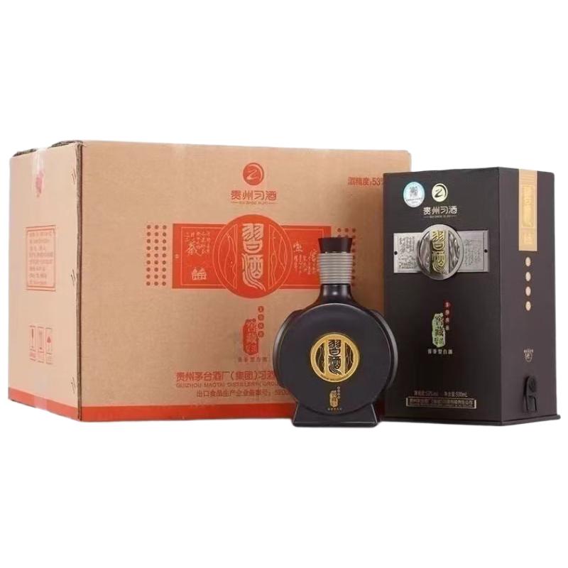 移动端、京东百亿补贴：习酒 窖藏1988 酱香型白酒 53度 500ml*6瓶 整箱装 原箱