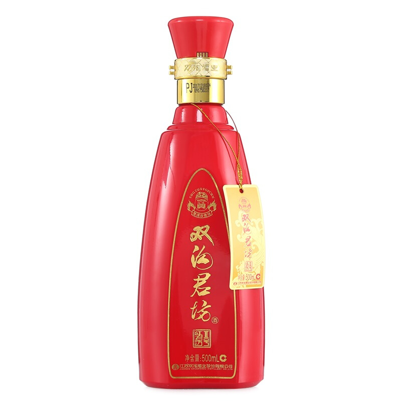 双沟 珍宝坊 红君坊2号 52度 500ml*6瓶 整箱装 浓香型白酒 简约版 349元