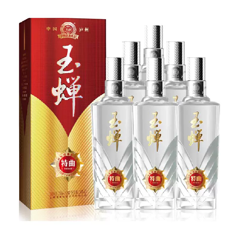 玉蝉老酒 YUCHAN 玉蝉特曲500ml*6瓶浓香型白酒纯粮食酒整箱 ￥1399