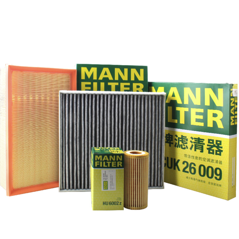 曼牌滤清器 曼牌（MANNFILTER）滤清器套装空气滤空调滤机油滤途观途安L高尔