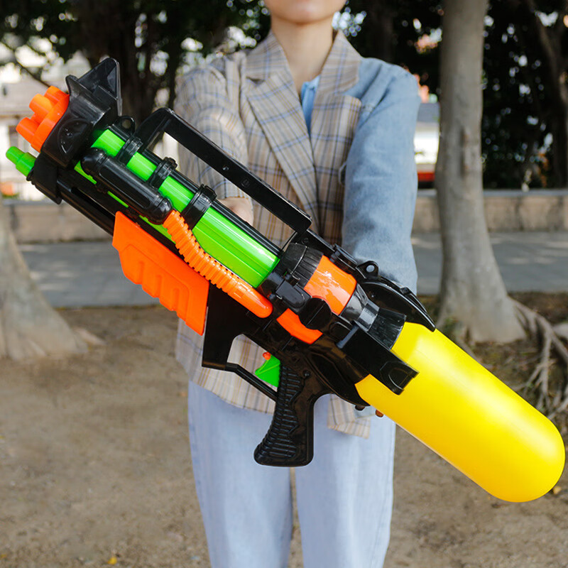 方赫 儿童水枪玩具男孩大容量高压强力户外沙滩3-6岁女孩打水仗玩具 42cm水