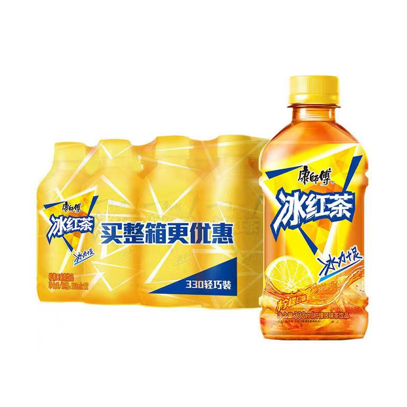 88VIP：康师傅 冰红茶茉莉蜜茶蜜桃乌龙330ml*12瓶 12.26元