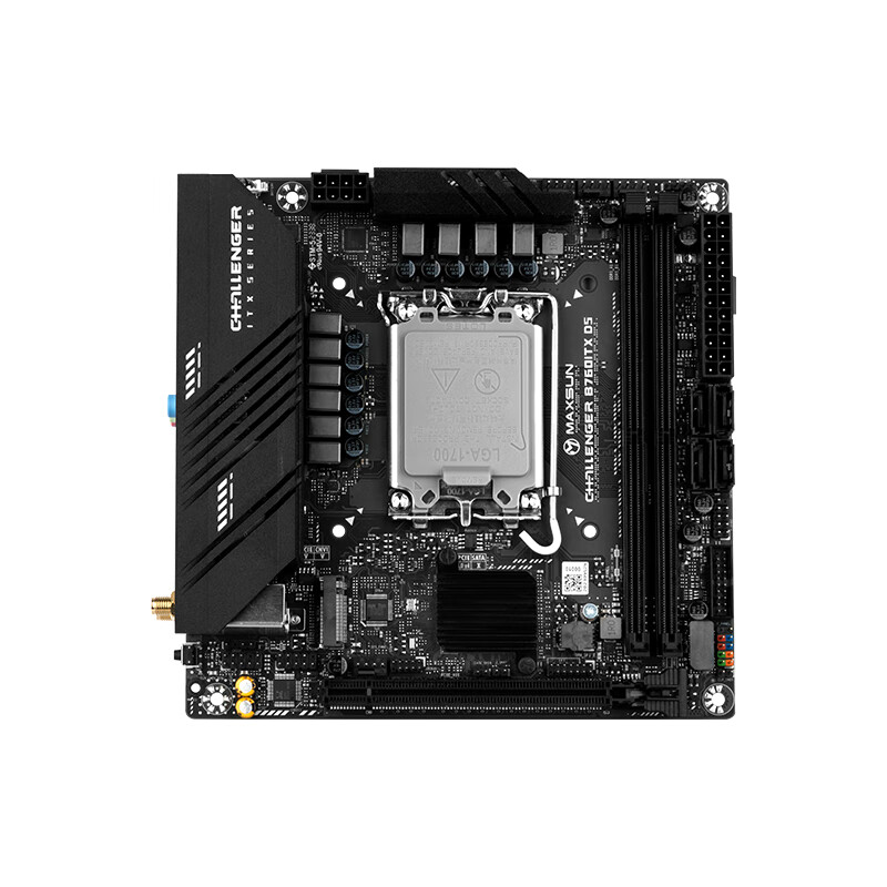 MAXSUN 铭瑄 MS-挑战者B760ITX D5 MINI-ITX主板（INTEL LGA1700、B760） 739元