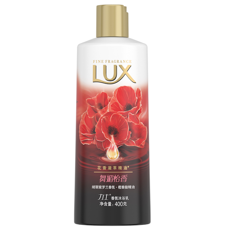 LUX 力士 舞媚怡香精油香氛沐浴乳 400ml 18.91元