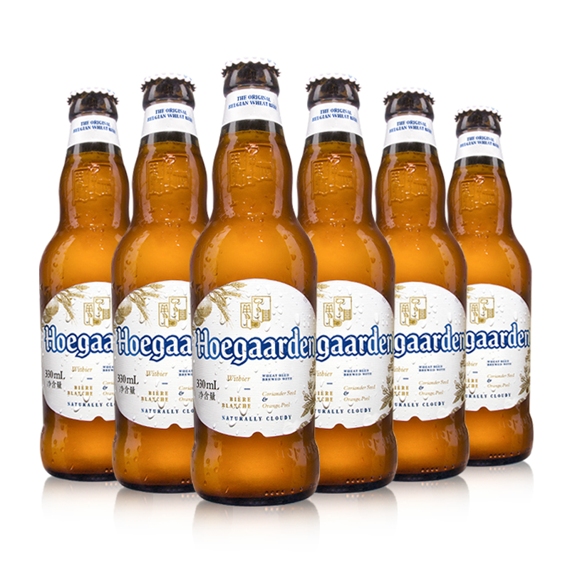 福佳（Hoegaarden） 比利时风味精酿啤酒 福佳白啤酒 啤酒整箱 部分临期 330mL 1