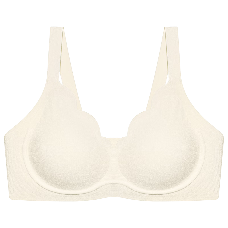 Ubras 虞书欣同款钻石纱软支撑花瓣杯无钢圈无痕聚拢文胸内衣女胸罩 65元（