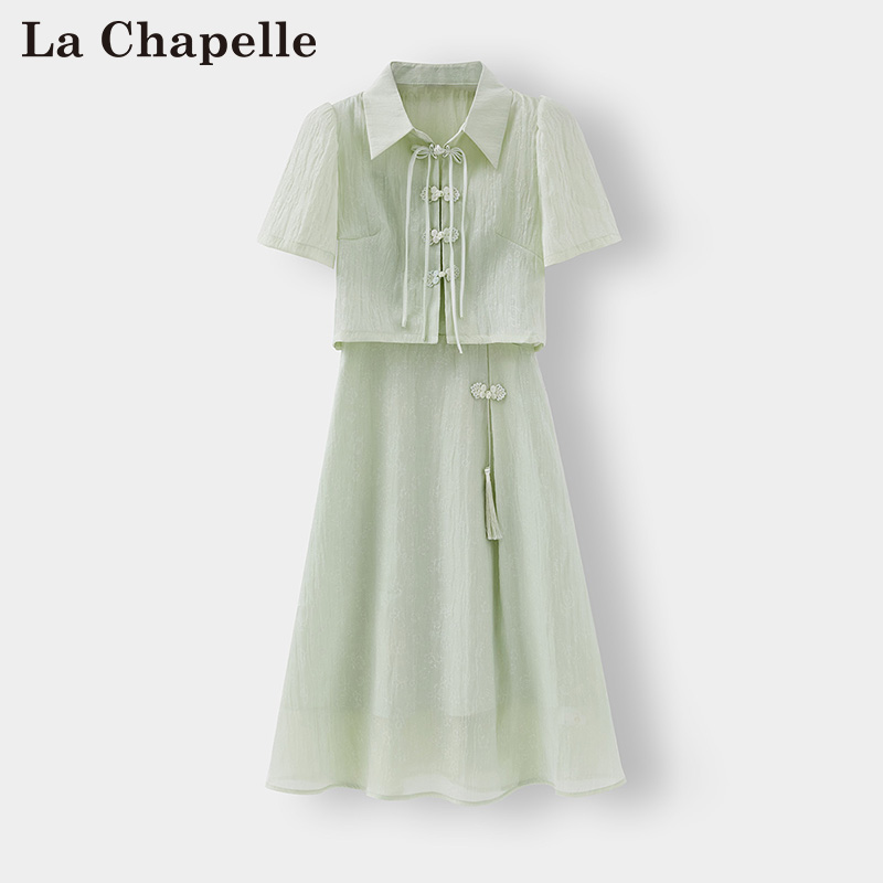 La Chapelle 新中式连衣裙 4HWLCLY049 298元包邮