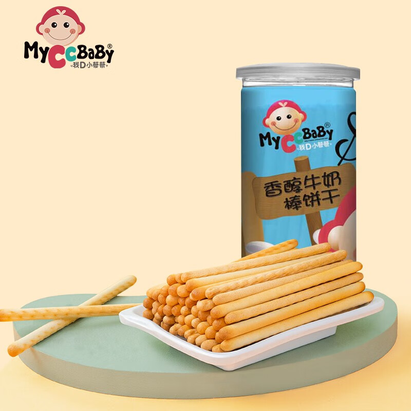 我D小蔡蔡 MyCcBaBy 黑芝麻棒饼干 2盒 7.23元（需买2件，需用券）